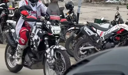 Hero Xpulse 421 Spotted Testing by Hero’s Dakar Rally Riders