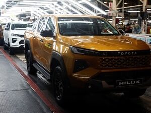 The new Toyota Hilux has received a significant design and feature update, while the powertrain remains unchanged. (REUTERS)