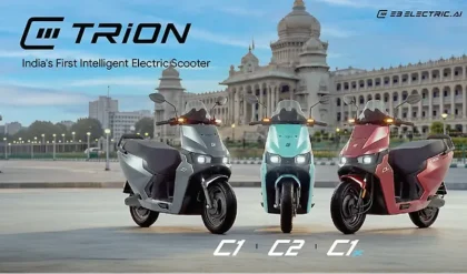 E3 Trion Electric Scooter Launched in India Starting at Rs. 1 Lakh