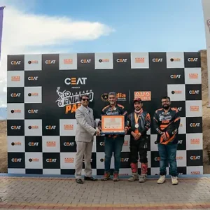 CEAT Ladakh Enduro Park Sets India and Asia Book of Records