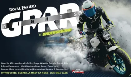 Royal Enfield GRRR Nights × Underground event to Mumbai on August 23