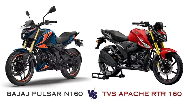 Bajaj Pulsar N160 vs TVS Apache RTR 160 4V: This One is Difficult