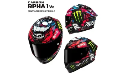 HJC RPHA 1 V2 Funky Diablo Looks Brilliant; also Glows in the Dark