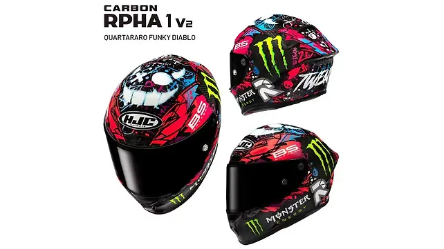 HJC RPHA 1 V2 Funky Diablo Looks Brilliant; also Glows in the Dark