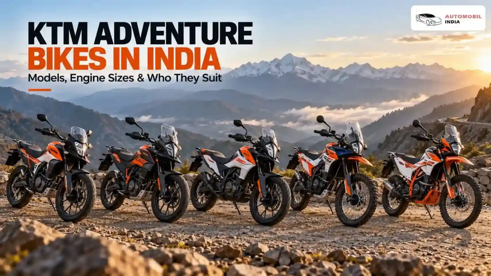 KTM adventure bikes