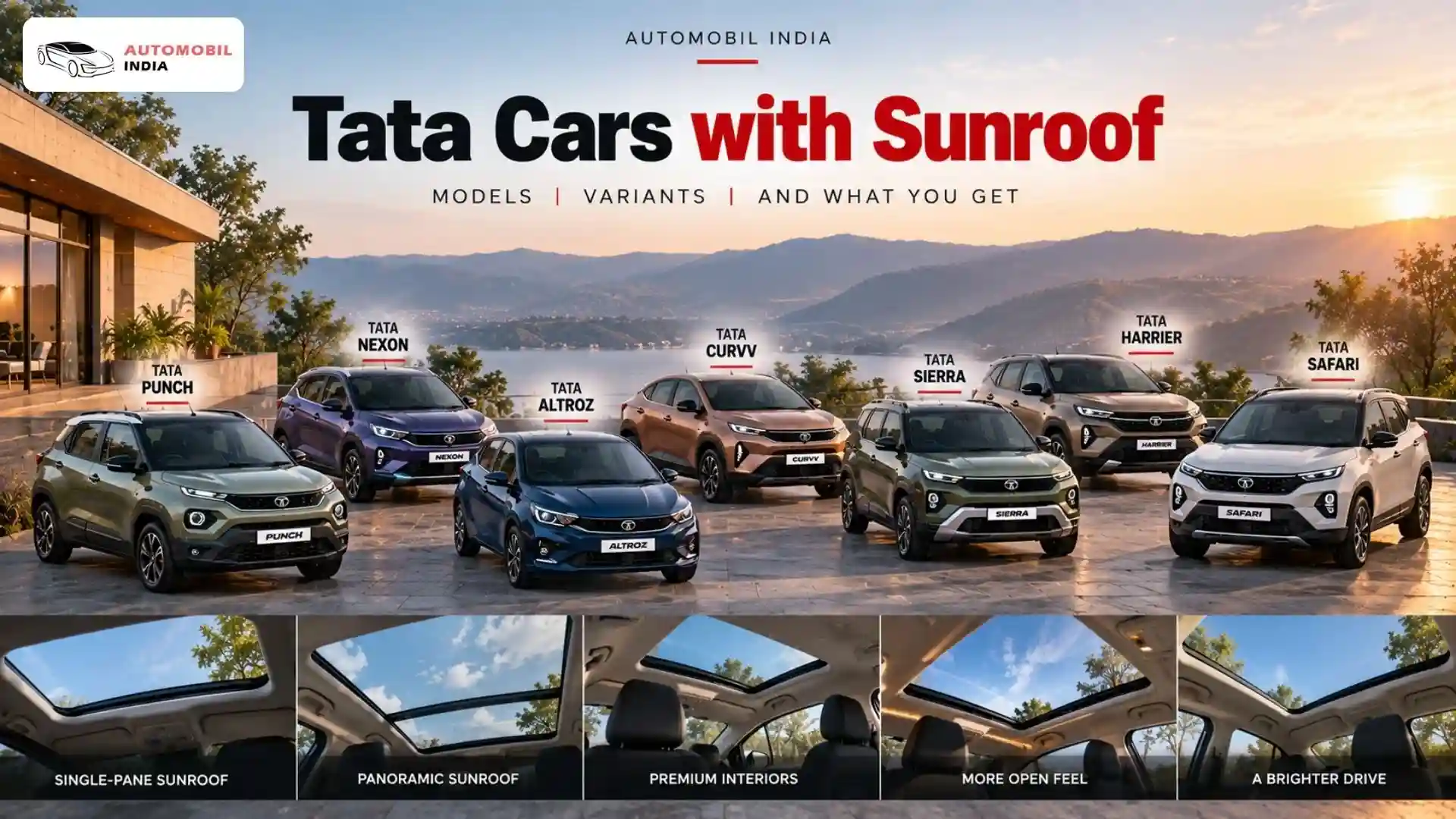 Tata cars with sunroof