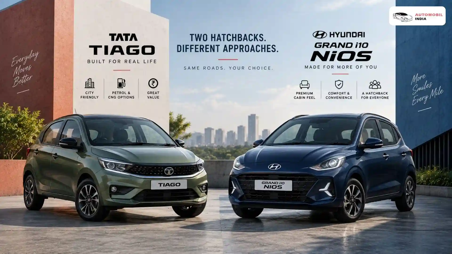 Tiago vs i10 Nios