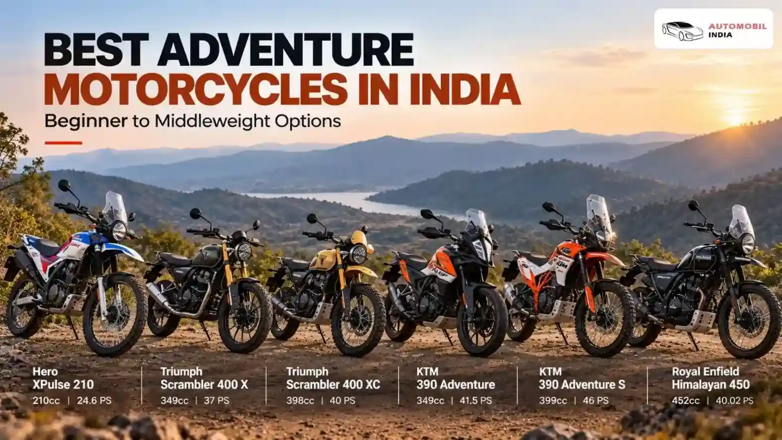 middleweight adventure motorcycles India