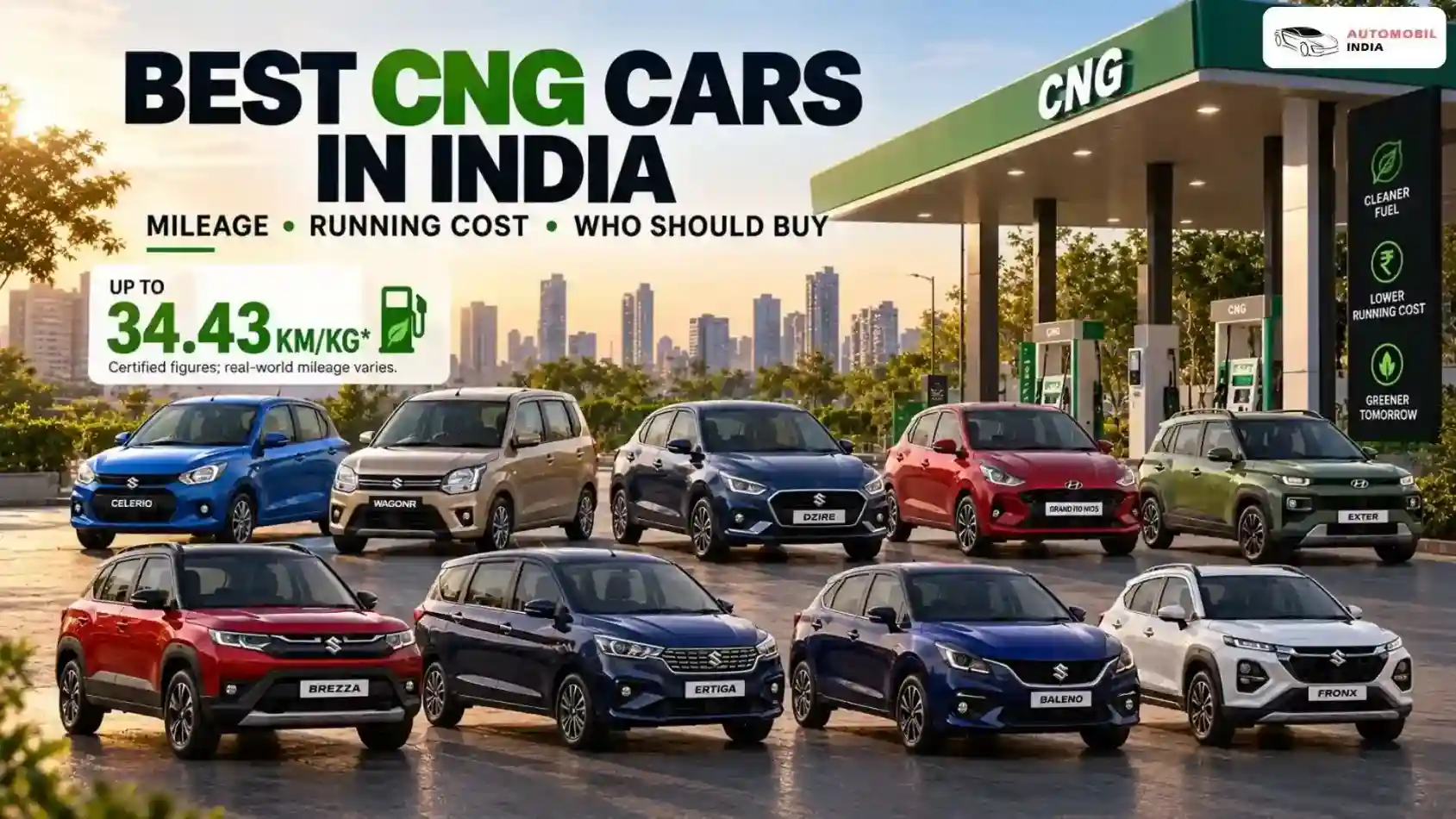 best CNG cars in India